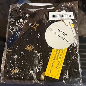 Little sleepies celebration stars zippy 3-6 months brand new